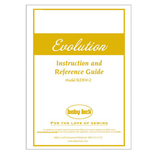 Babylock BLE8W-2 Evolution Instruction Manual image # 121990