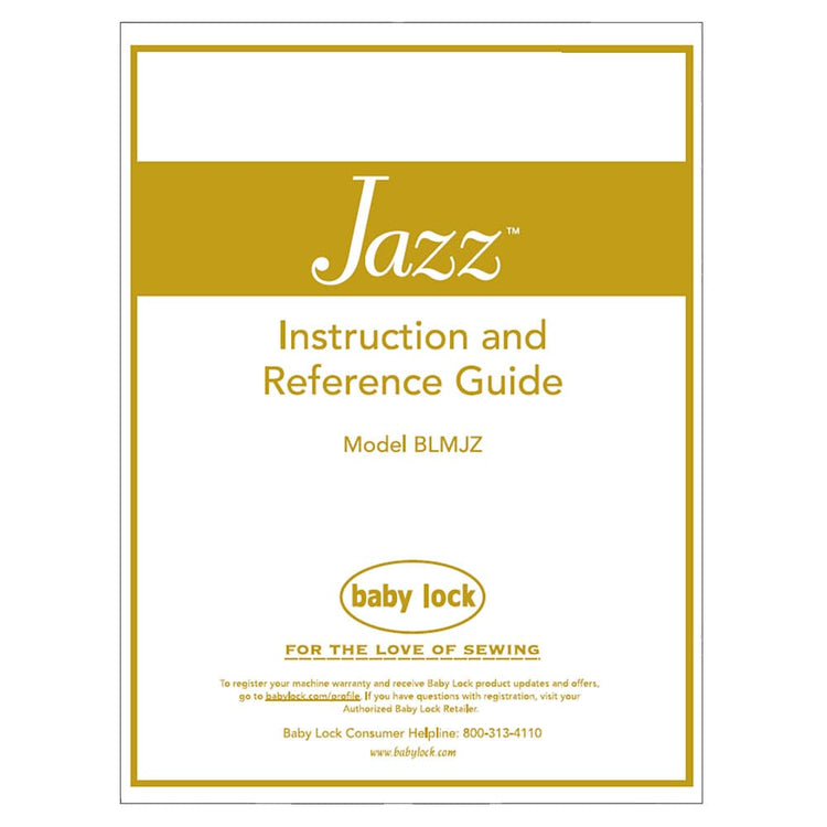 Babylock BLMJZ Jazz Instruction Manual image # 122089
