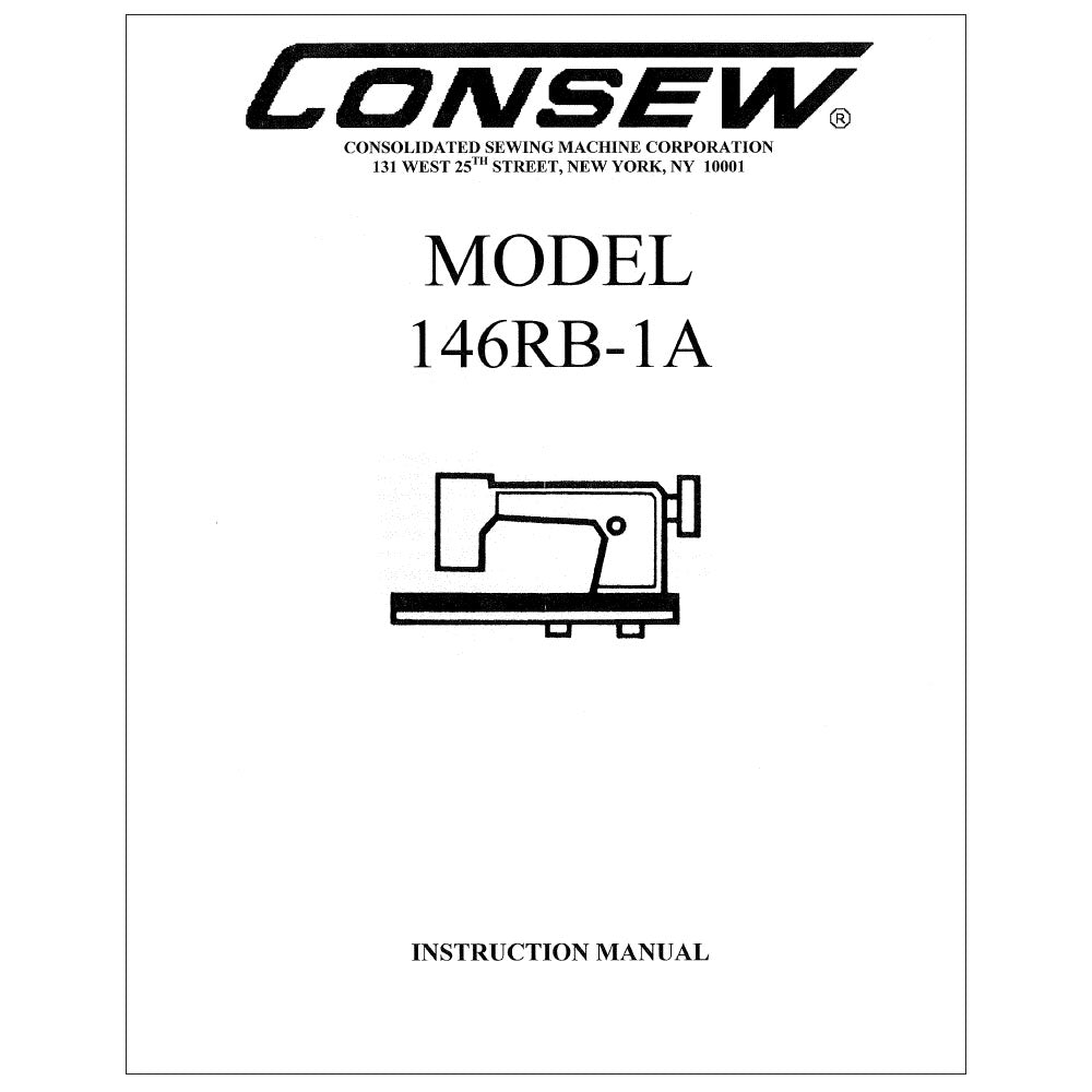 Consew 146RB-1A Instruction Manual image # 119608