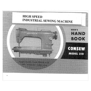Consew 210 Instruction Manual image # 119757