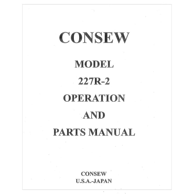 Consew 227R-2 Instruction Manual image # 118808
