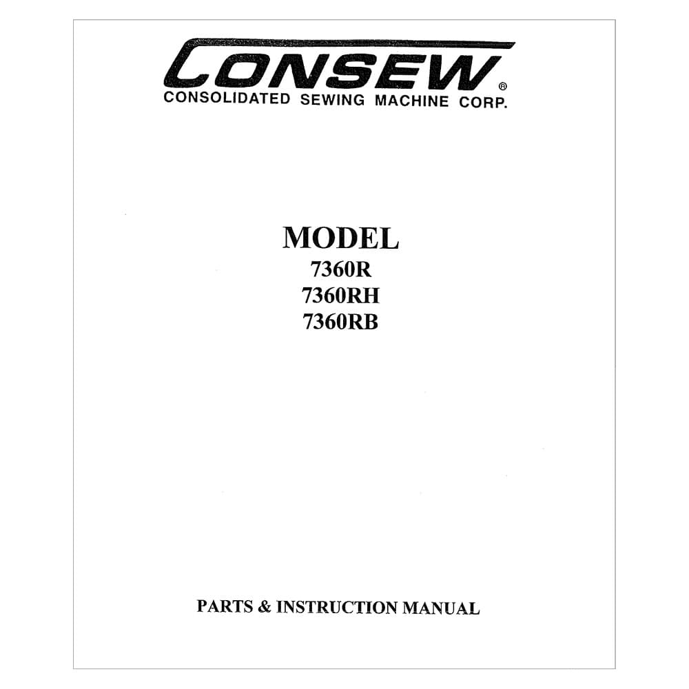 Consew 7360R Instruction Manual image # 118947