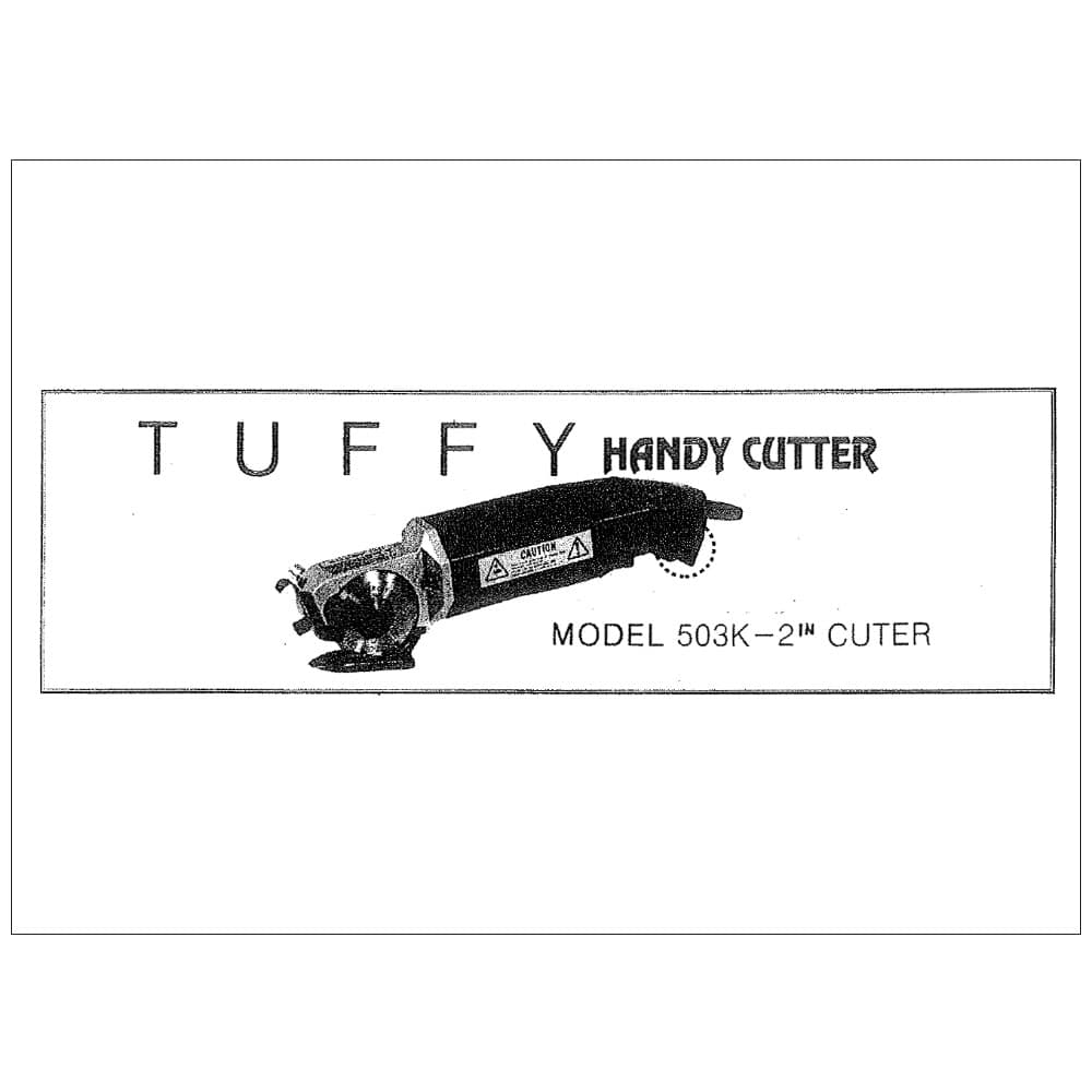 Consew Tuffy 503K Instruction Manual image # 120014