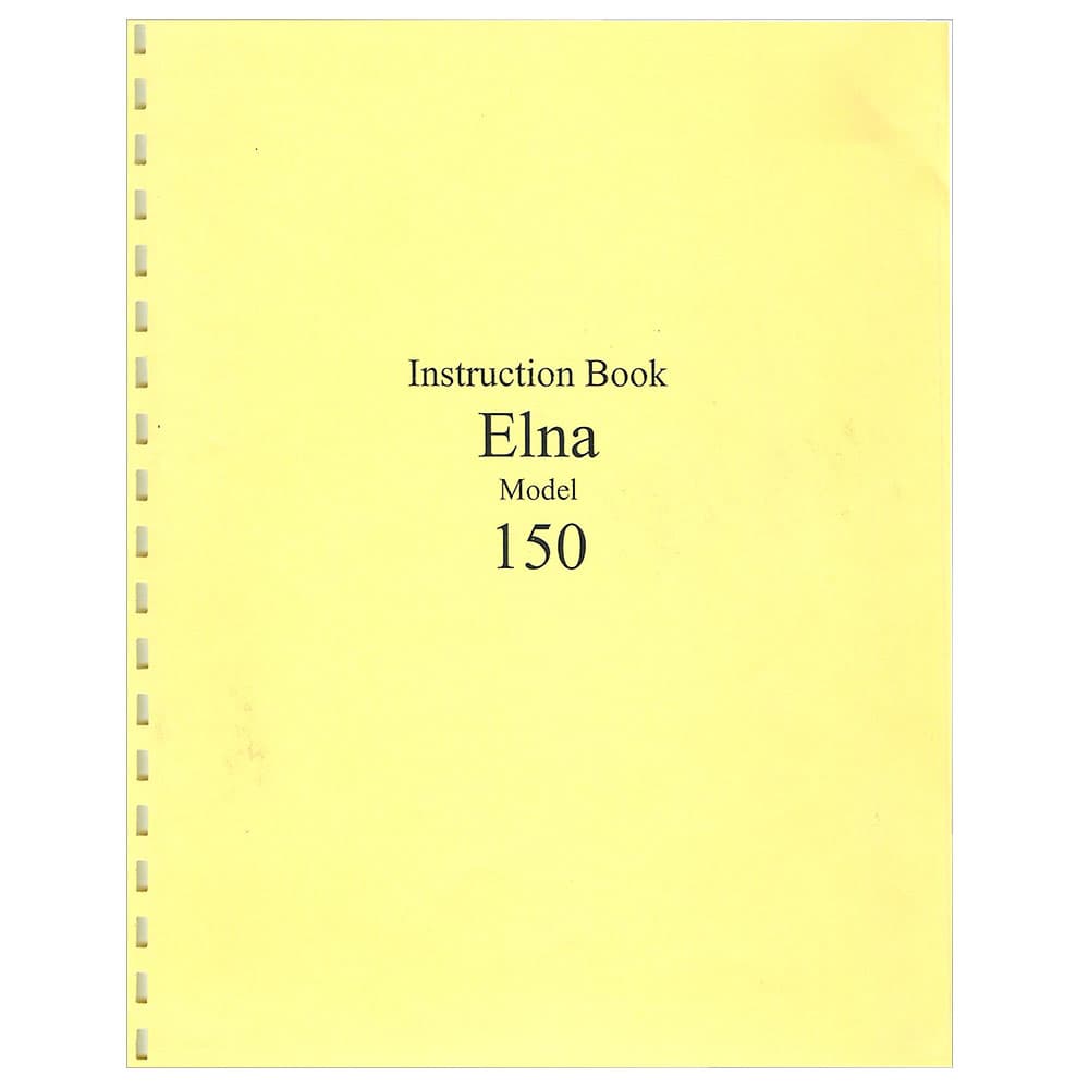 Elna 150 Instruction Manual image # 119069