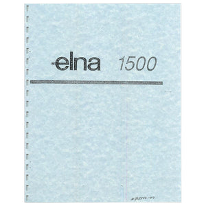 Elna 1500 Instruction Manual image # 119072