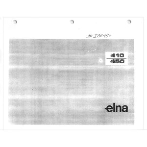 Elna 410 Instruction Manual image # 119182