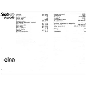 Elna Stella 57 Instruction Manual image # 119539