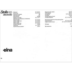 Elna Stella 57TSP Instruction Manual image # 119793