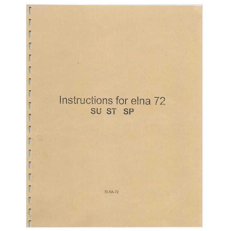 Elna 72 Instruction Manual image # 119343