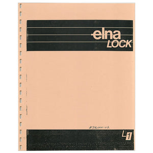 Elna L1 Serger Instruction Manual image # 119382