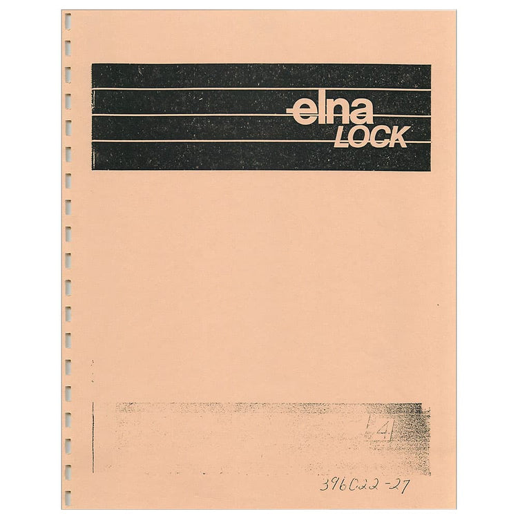 Elna L4 Serger Instruction Manual image # 119389