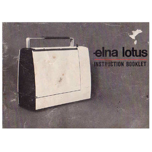 Elna 22 Lotus Series Instruction Manual image # 119438