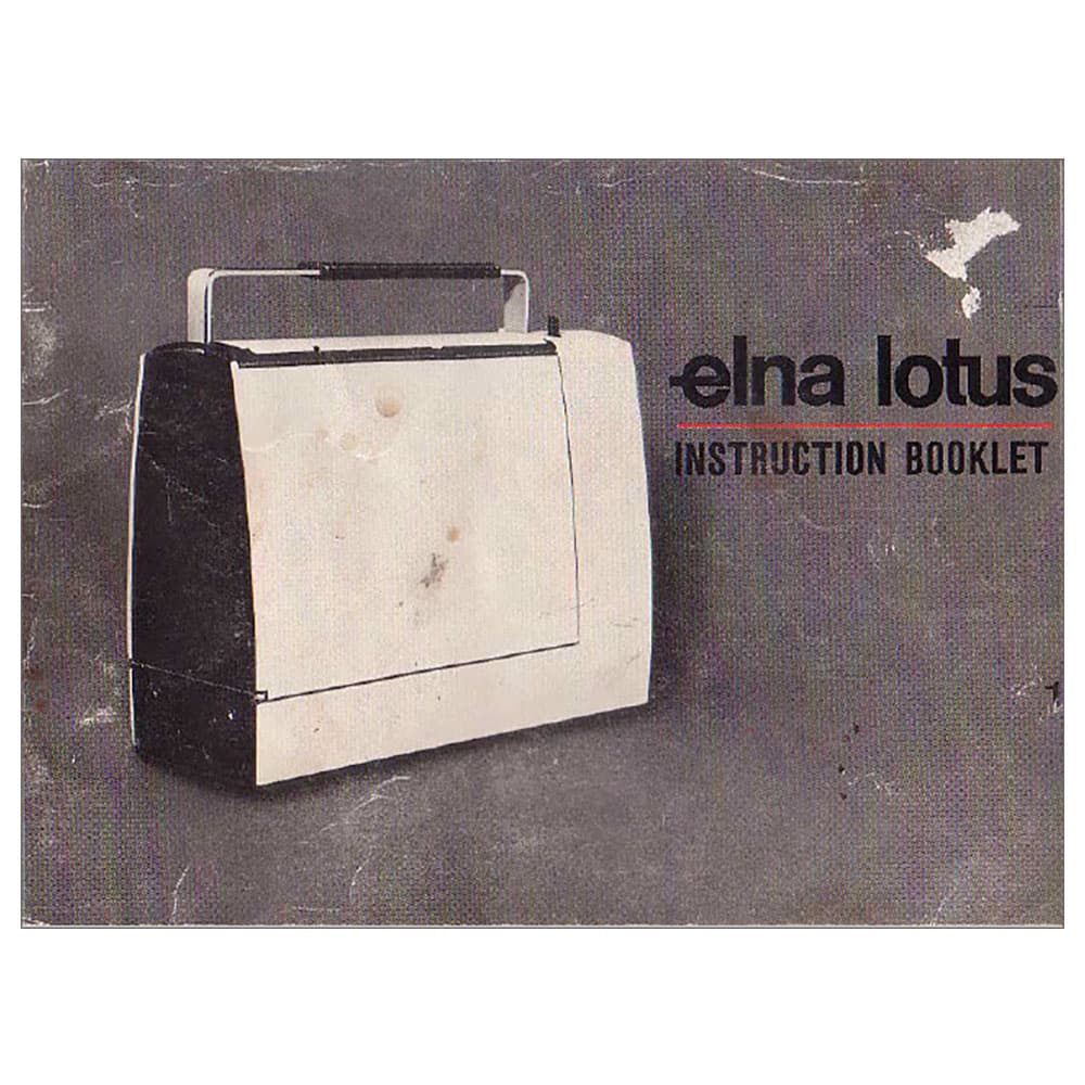 Elna 34 Lotus Series Instruction Manual image # 119464