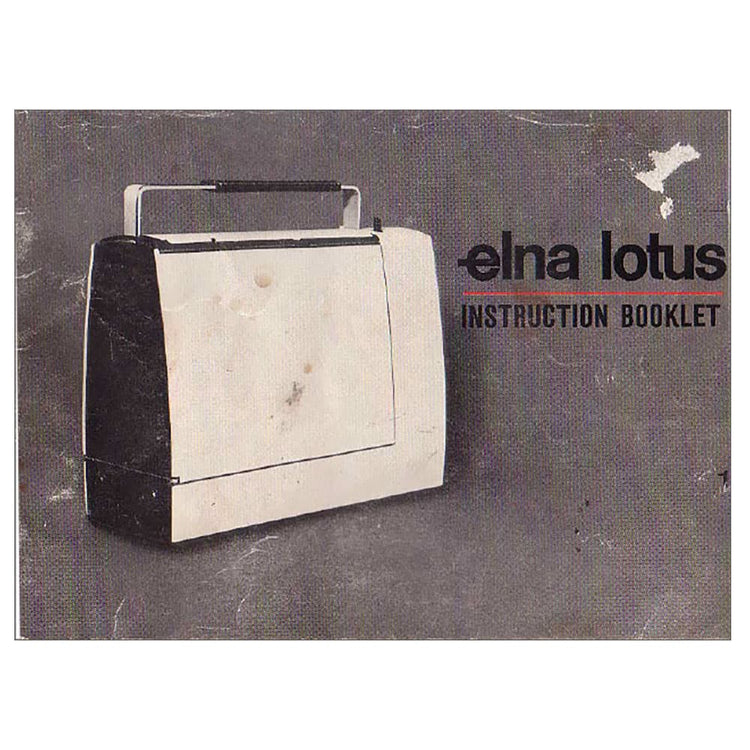 Elna 35 Lotus Series Instruction Manual image # 119466