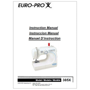 Euro Pro 385X Instruction Manual image # 119299