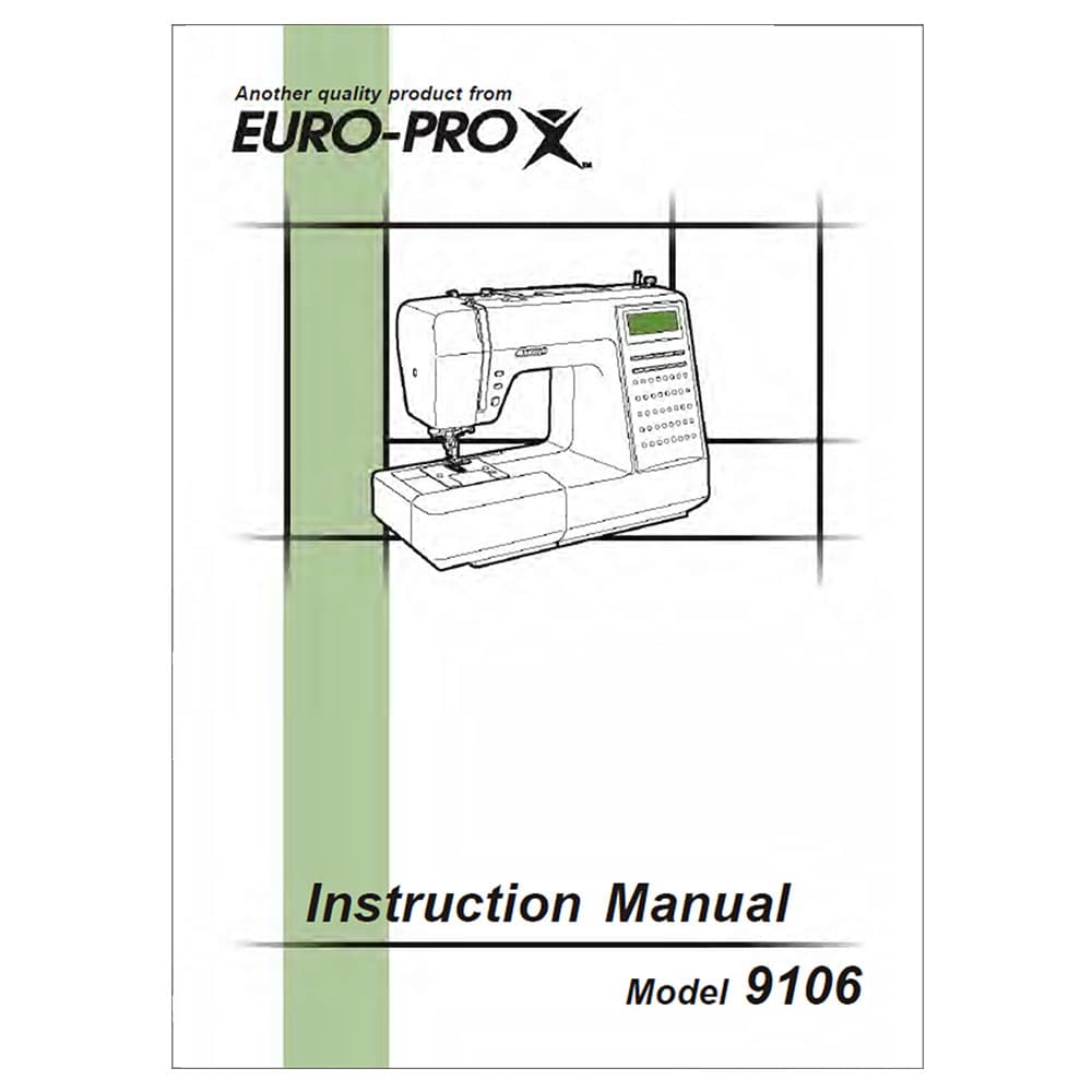 Euro Pro 9106 Instruction Manual image # 119825
