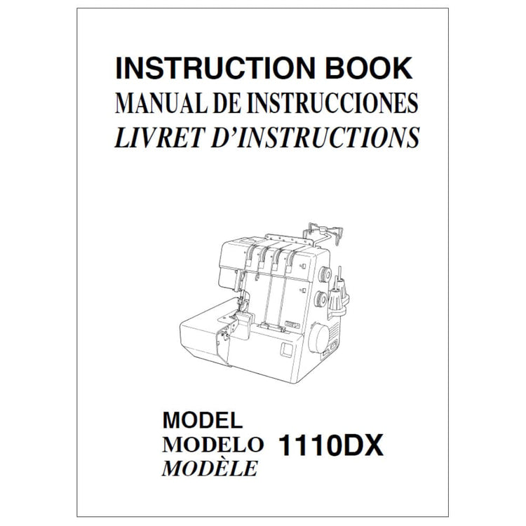 Janome 1110DX Instruction Manual image # 119241