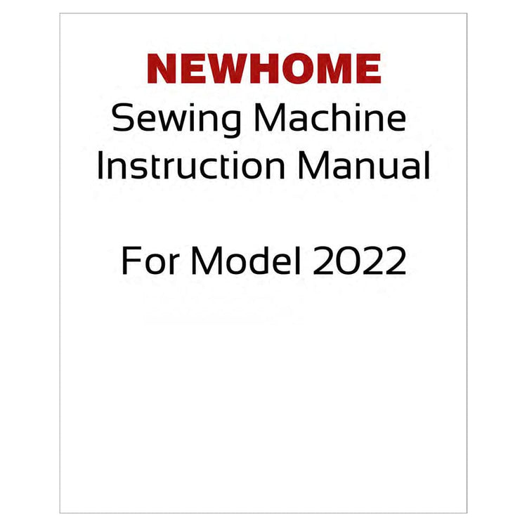 Janome (Newhome) 2022 Instruction Manual image # 120032