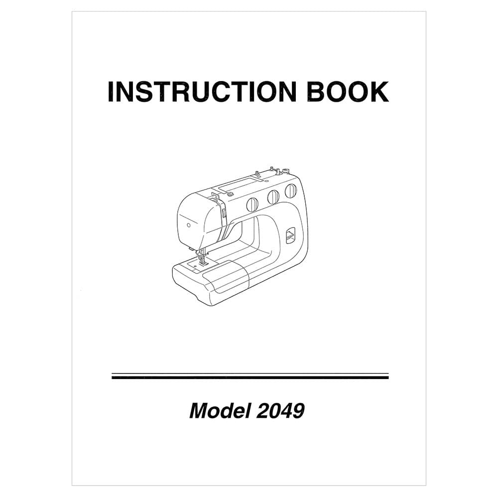 Janome 2049 Instruction Manual image # 120036