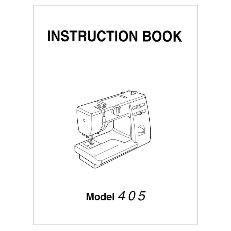 Janome 405 Instruction Manual image # 120519