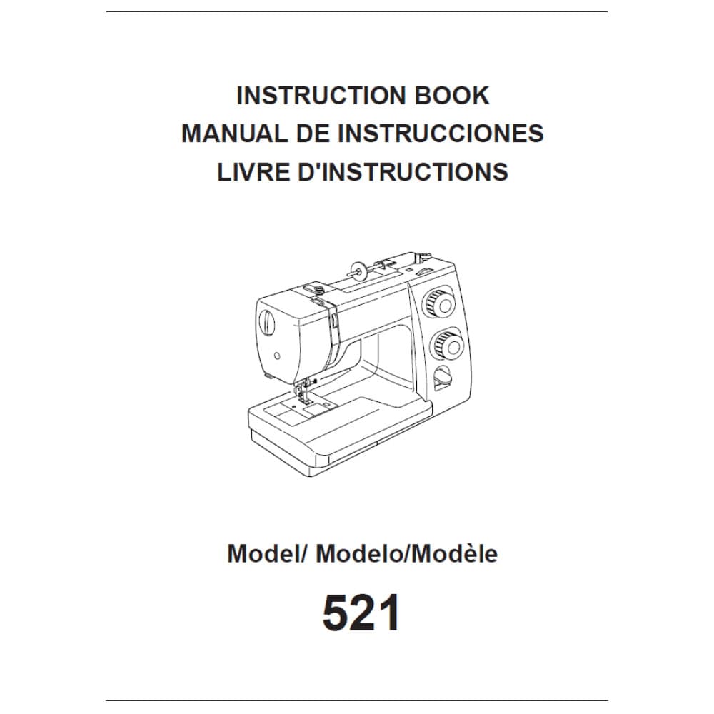 Janome 521 Instruction Manual image # 118940
