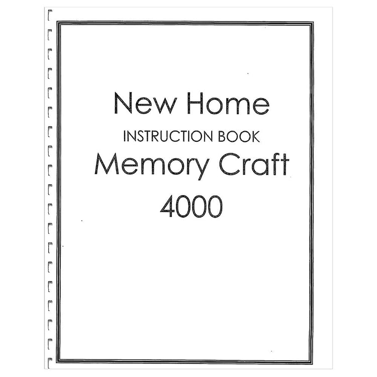 Janome and Newhome MC4000 Instruction Manual image # 120434