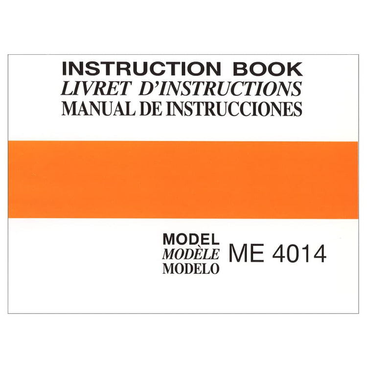 Janome ME4014 Instruction Manual image # 120325