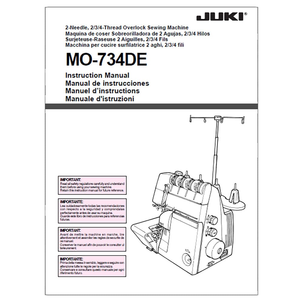 Juki MO-734DE Instruction Manual image # 120671
