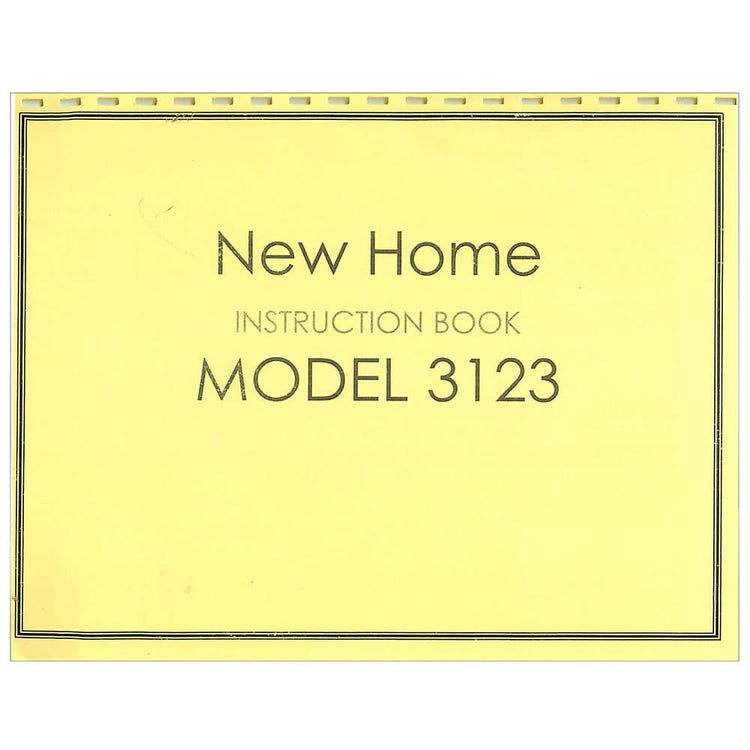 Janome (New Home) MX3123 Instruction Manual image # 120361