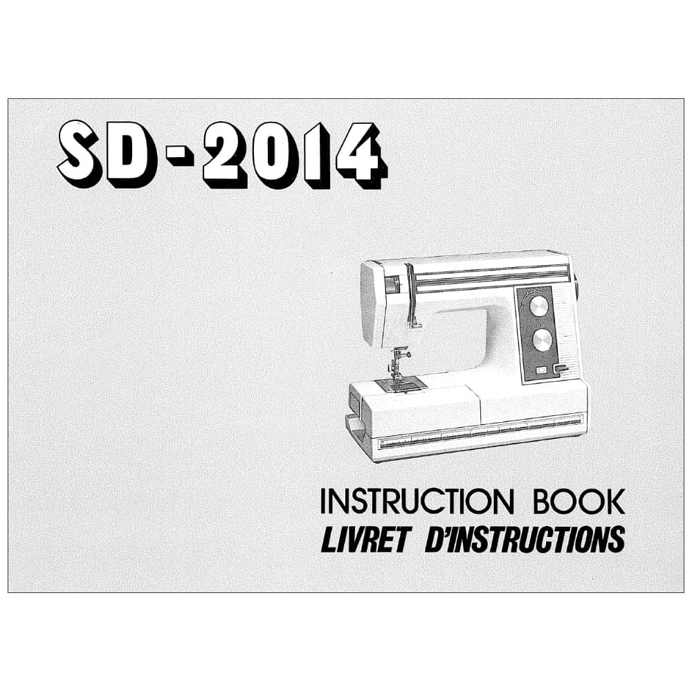 Janome SD2014 Instruction Manual image # 117161