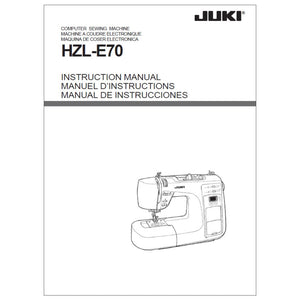 Juki HZL-E70 Instruction Manual image # 119197