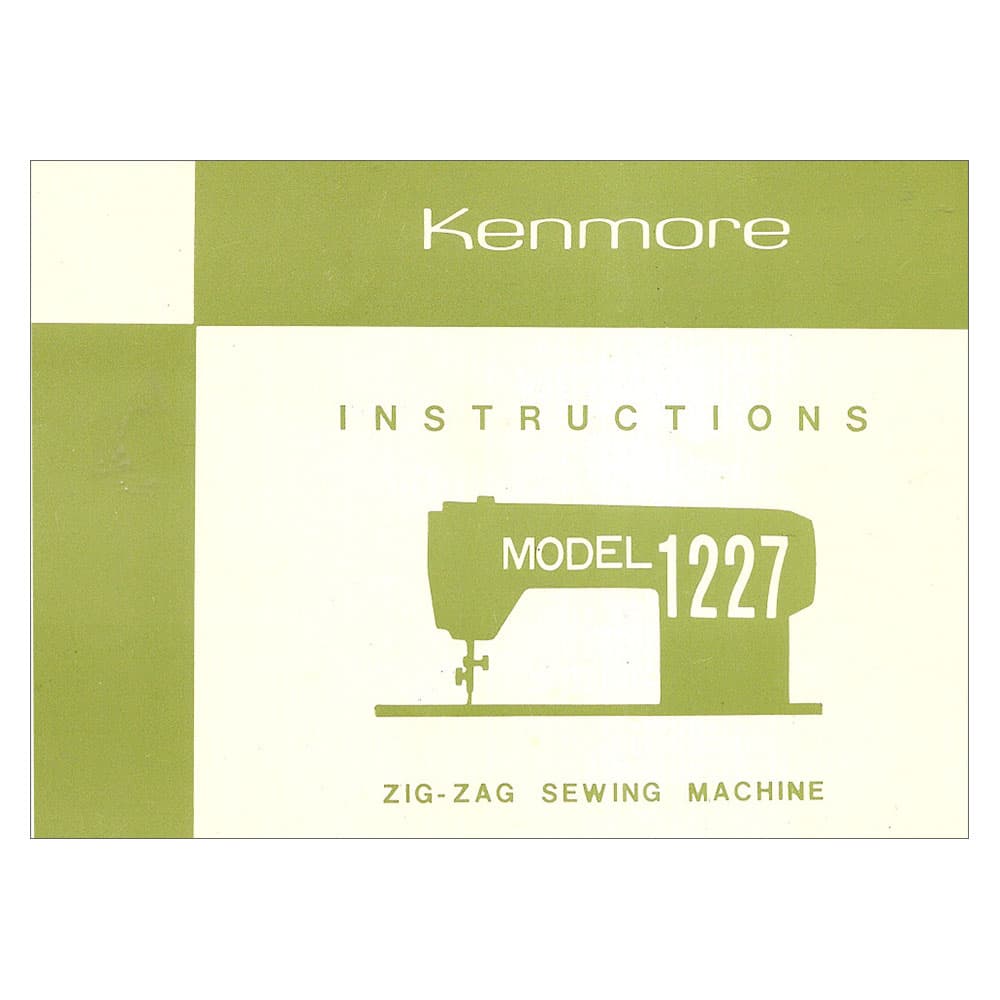 Kenmore 158.1227 Models Instruction Manual image # 120735