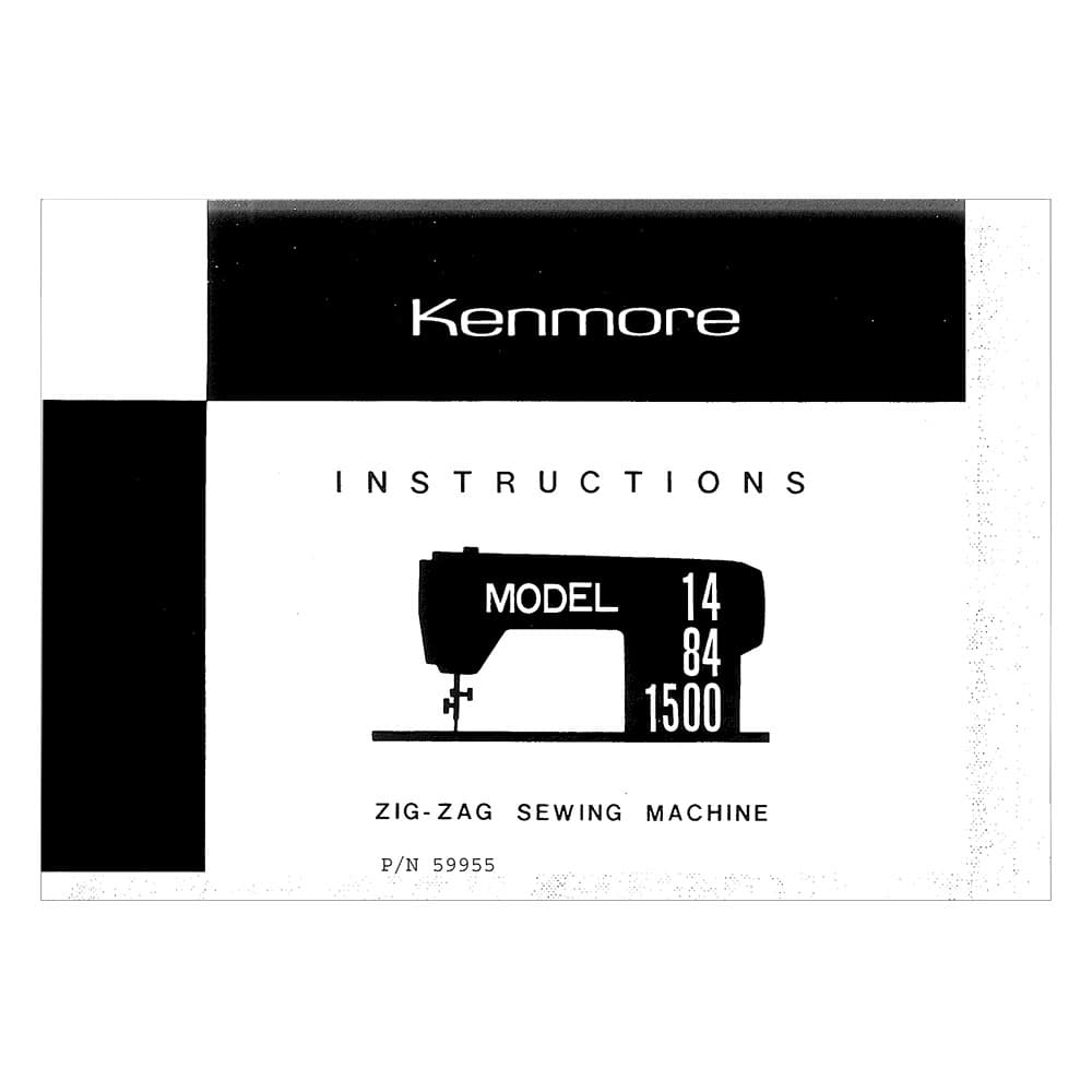 Instruction Manual, Kenmore 158.14 image # 120769