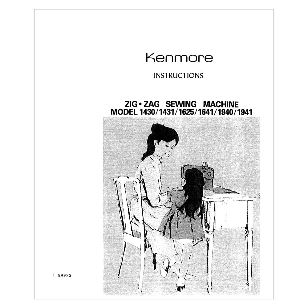 Kenmore 158.16250 Instruction Manual image # 120812