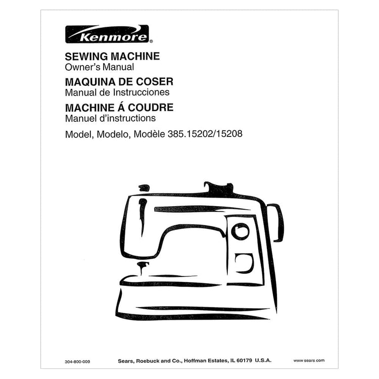 Kenmore 385.15208 Models Instruction Manual image # 121165