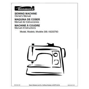 Kenmore 385.18230790 Instruction Manual image # 121300