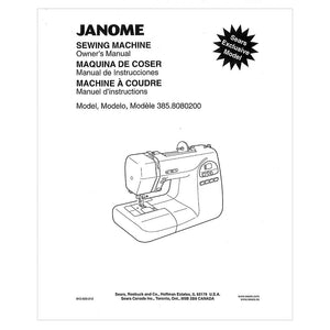 Kenmore 385.8080200 Instruction Manual image # 121410