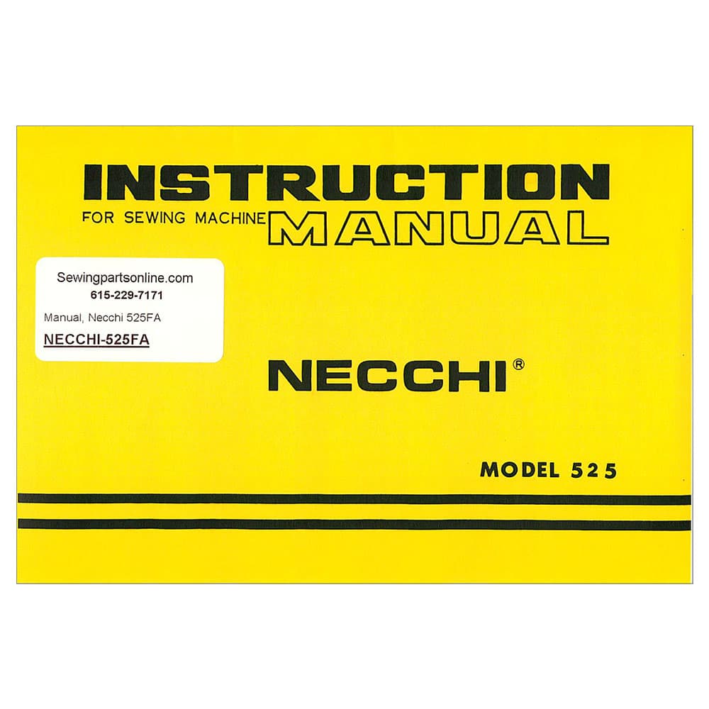 Necchi 525FA Instruction Manual image # 121474