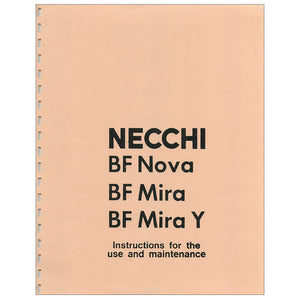 Necchi BF Nova Instruction Manual image # 117052