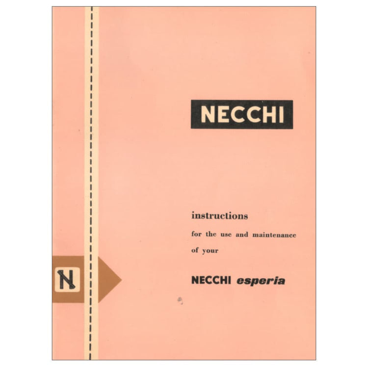Necchi Esperia Instruction Manual image # 117046