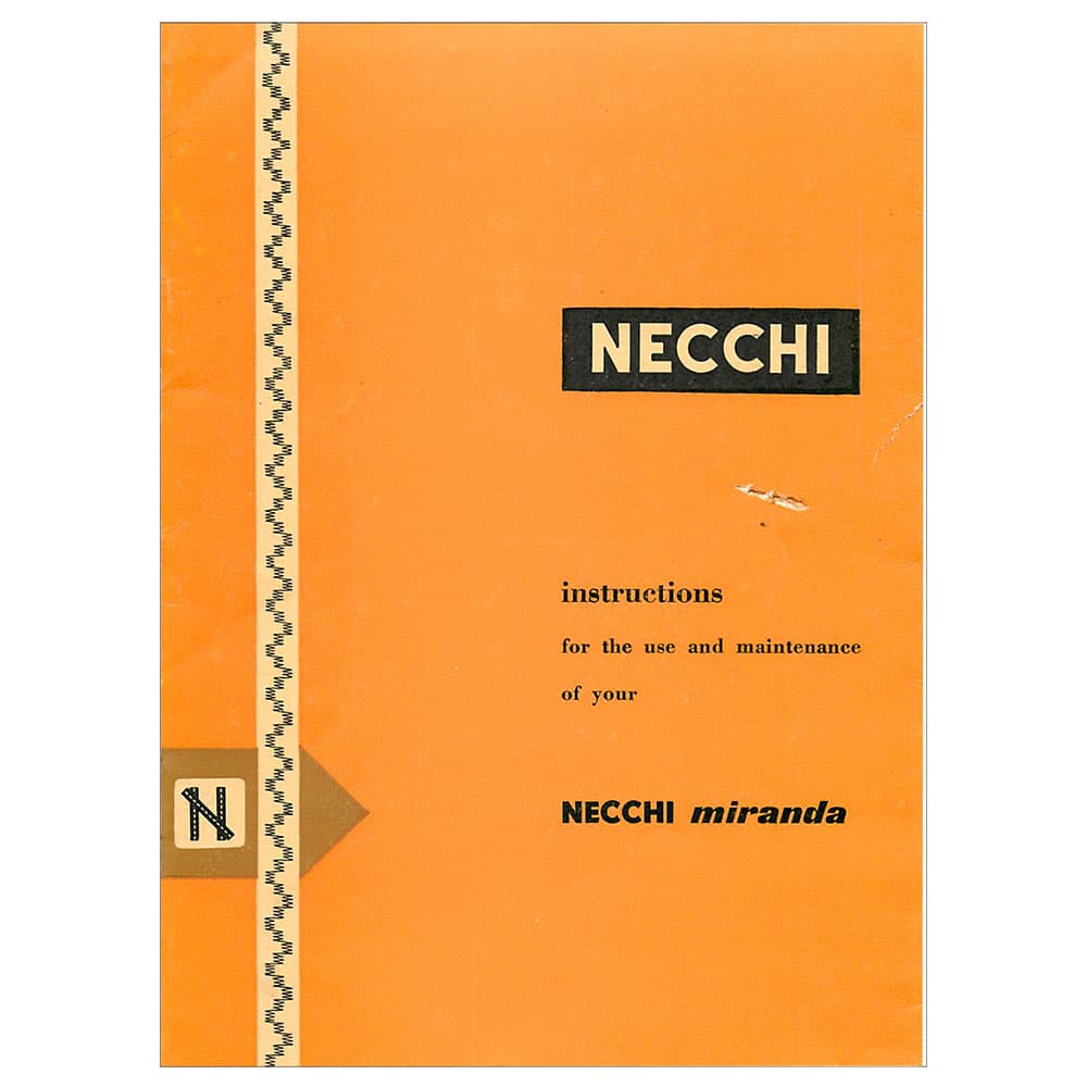 Necchi Miranda Instruction Manual image # 122201