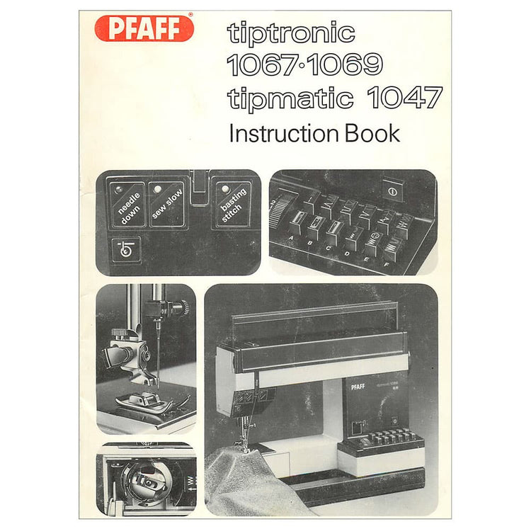 Pfaff Tiptronic 1067 Instruction Manual image # 122310