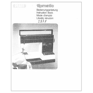 Pfaff Tipmatic 1115 Instruction Manual image # 122318