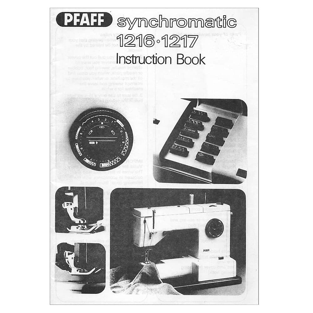 Pfaff Synchromatic 1217 Instruction Manual image # 122361