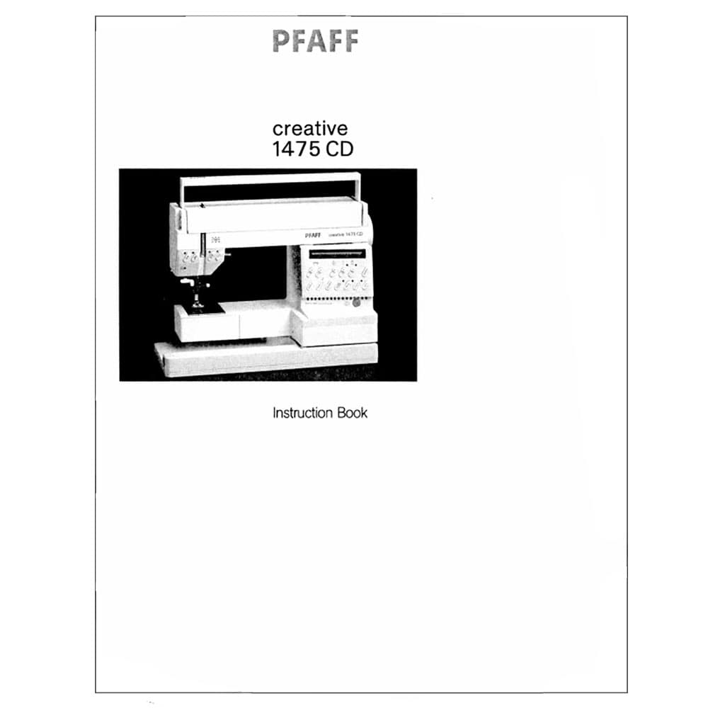 Pfaff Creative 1475CD Instruction Manual image # 122417
