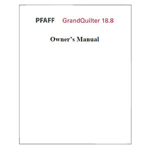 Pfaff Grandquilter 18.8 Instruction Manual image # 122447