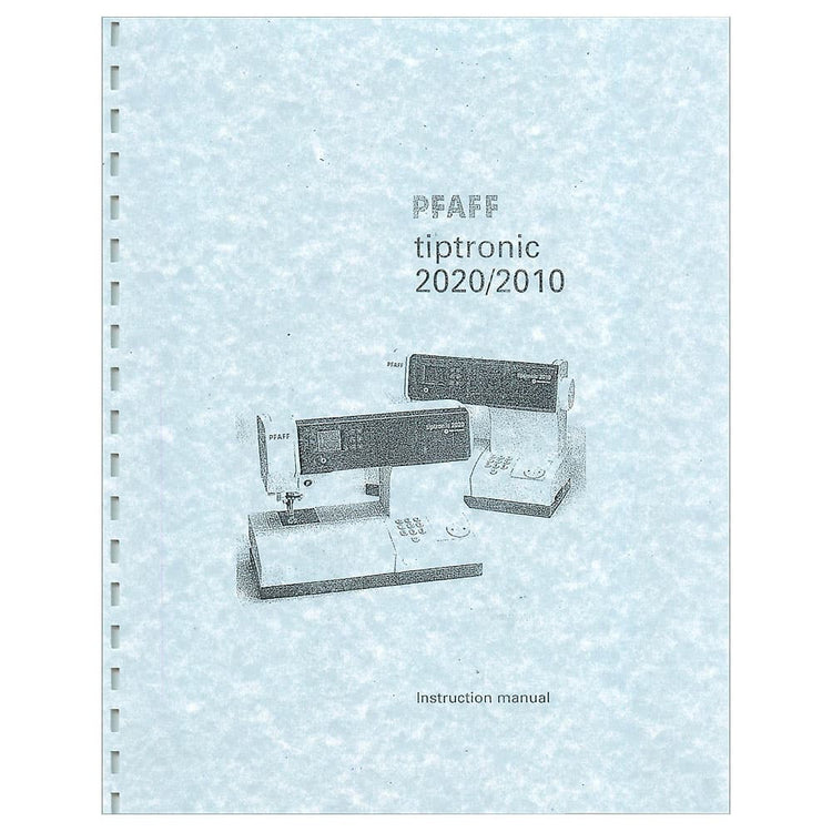 Pfaff Tiptronic 2010 Instruction Manual image # 122453