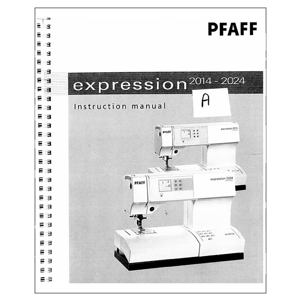 Pfaff Expression 2024 Instruction Manual image # 122465