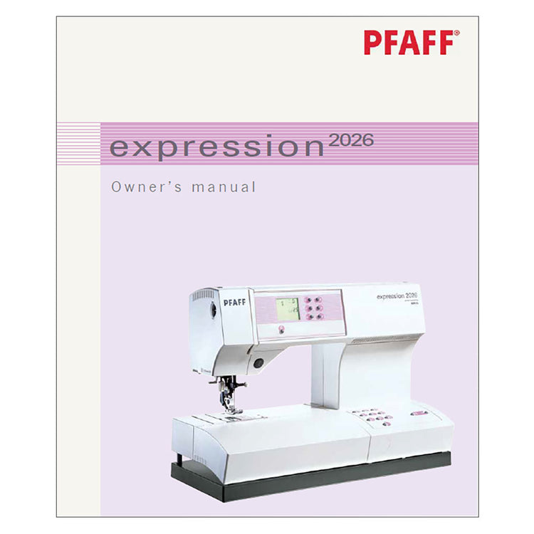 Pfaff Expression 2026 Instruction Manual image # 122467