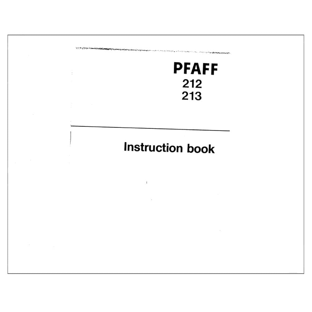 Pfaff 212 Instruction Manual image # 122526